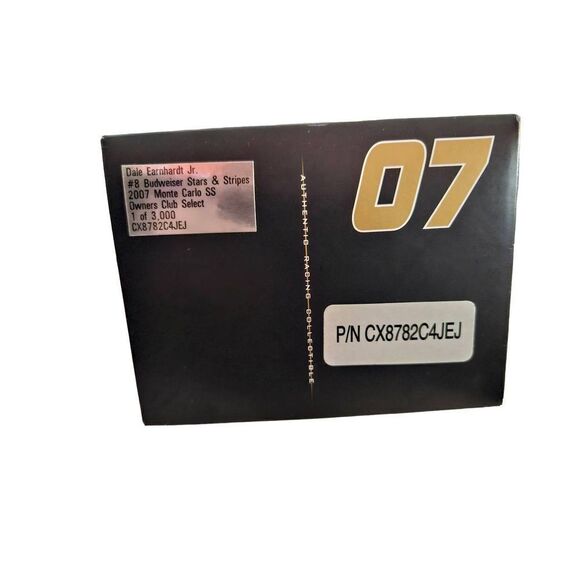 Owners select Dale earnhardt jr. #8 budweiser stars & Stripes 2007 Monte carlo s - Picture 10 of 11